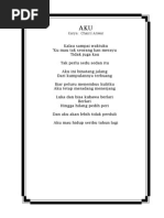Download Puisi Aku Chairil Anwar by Vira Xeva SN215477094 doc pdf