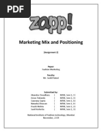 Download ZAPP - Marketing Mix  Positioning by Arnavpaitandy SN21547747 doc pdf