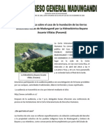 Audiencia Pública Sobre El Caso de La Hidroeléctrica Bayano