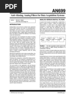 AN699 - Anti-Aliasing, Analog Filters For Data Acquisition Systems-00699b