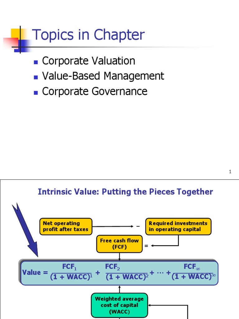 Cash Flow Estimation and Risk Analysis Cost Of Capital Business