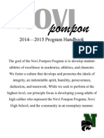 Novi Pompon Handbook 2014-2015
