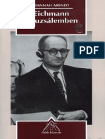 Hannah Arendth Eichmann Jeruzsalemben