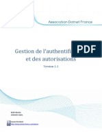 Gestion de L_authentification Et Des Autorisations