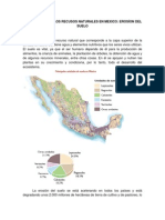 Agotamiento de Los Recusos Naturales en Mexico