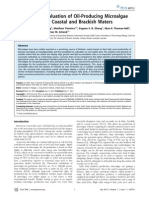 Isolation and Evaluation of Oil Producing Microalgae From Subtropical Coastal and Brackish Waters 2012 PLoS ONE