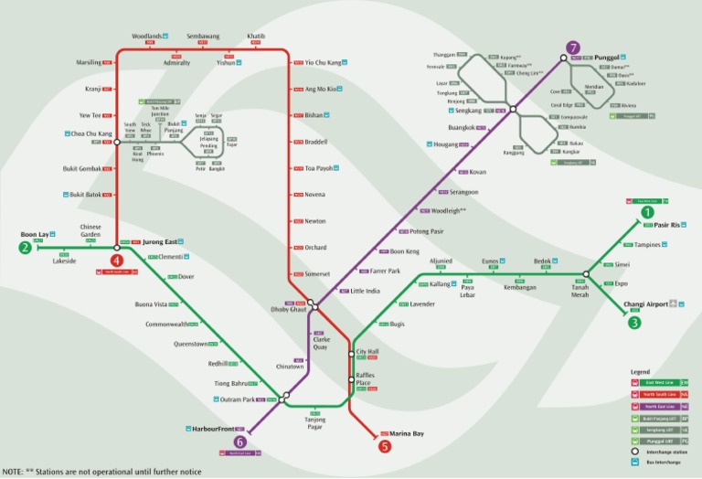 Singapore MRT Map | PDF
