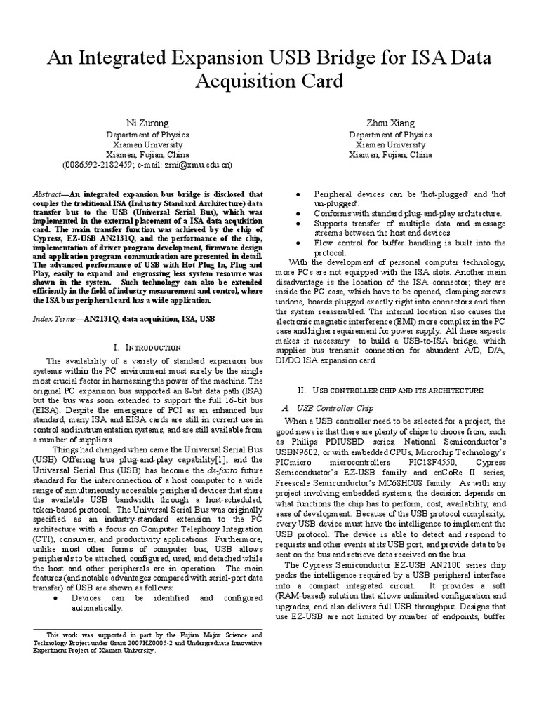 Isa 2 Usb | PDF | Usb | Device Driver