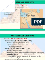 Antigüidade Oriental - a crescente fértil