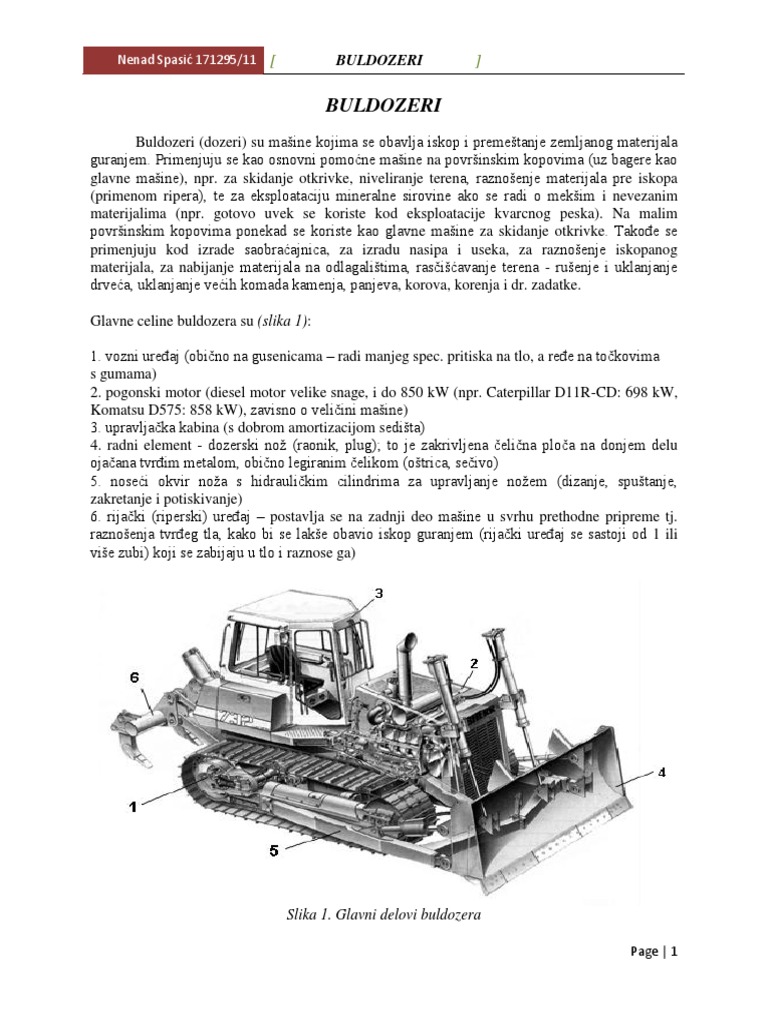 Buldozer I | PDF