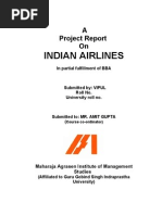 Download Project On Indian Airlines by ViPul SN21554974 doc pdf
