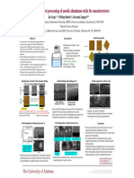 Fabrication and Post Processing of Anodic Aluminum Oxide For Nanostructures