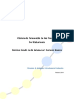INEVAL - Cédula de Referencia de Las Pruebas SER Estudiante 10mo. EGB PDF
