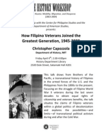 How Filipino Veterans Joined The Greatest Generation, 1945 - 2009