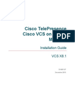 Cisco VCS Virtual Machine Install Guide X8 1