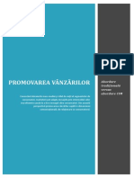 Promovarea Vanzarilor Abordare Traditionala Versus Abordarea Comunicarii Integrate de Marketing-Libre