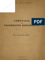 Compendiu al paleografiei româno-slave I - B ogdan Damian