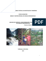 Análisis de Contexto, Caracterización y Diagnóstico de La Cuenca 2010