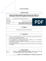 Plano de Ensino - Mod 2 - Sistema Nac Transito - Curitiba 20-21 Mar 2014