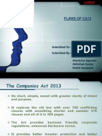 Flaws in CA13