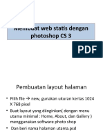 Membuat Web Statis Dengan Photoshop Dan Image Ready