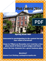 Business Plan Kickoff Contest