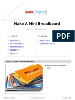 Make a Mini DIY Breadboard from Plastic Card