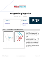 Origami Flying Disk