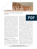 Miller - The Role of Islam in Malaysian Political Practice