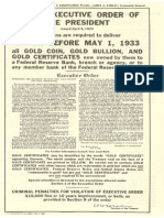 1933 Confiscation Act (Actual Copy of Original Order)