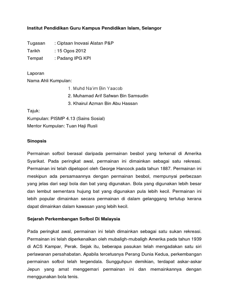 Penulisan Akademik Pendidikan Jasmani Pdf