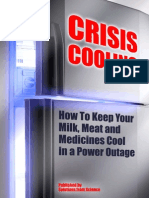 Crisis Cooling Save Your Food in A Crisis Without Electricity