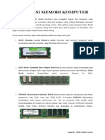 Generasi Memori Komputer