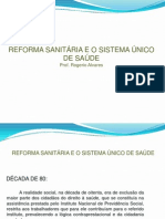 AULA 2 - Reforma Sanitária-SUS