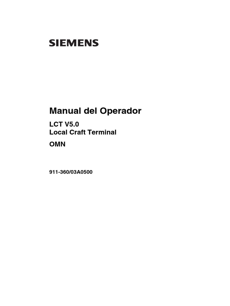 Manual Siemens Pdf Protocolos De Comunicaciones Arquitectura De