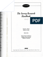 The Survery Research Handbook Cap 01