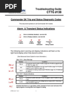 Unidrive Fault Code Diagnostics Guide | PDF
