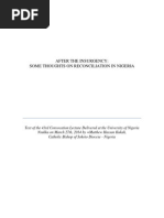 Download After the Insurgency Some Thoughts on Reconciliation in Nigeria By Bishop Matthew Hassan Kukah Bishop of Sokoto Nigeria by Victor YAKUBU SN215616916 doc pdf