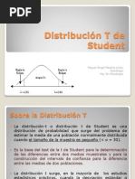 XII. Distribución T