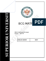 BCG Matrix MARKETING