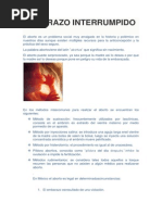 EMBARAZO INTERRUMPIDO