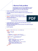 Single-Source Shortest Path Problem: Procedure in Out Begin For Do Endfor Boolean