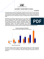 Foreign Direct Investment in India