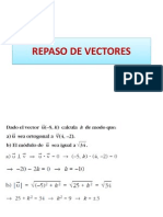 Repaso de Vectores