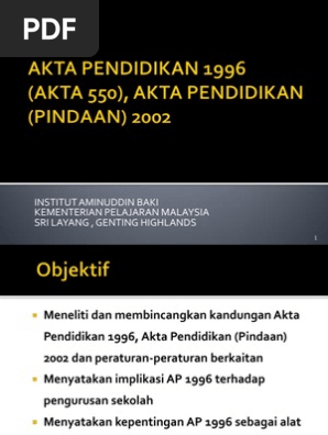 Institut Aminuddin Baki Kementerian Pelajaran Malaysia Sri Layang Genting Highlands