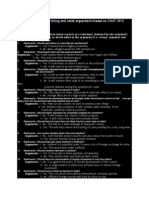 Statement Arguments Strong and Weak Arguements Based On CMAT 2013