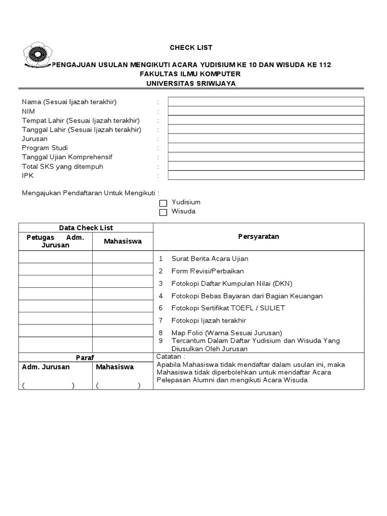 61+ Contoh Undangan Yudisium HD Terbaru