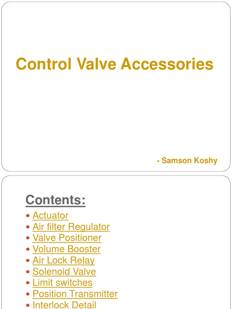 Control Valve Accessories_Samson Valve Actuator Free 30day Trial