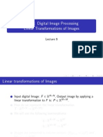 IT523: Digital Image Processing Linear Transformations of Images