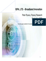 EDGE HSPA and LTE Broadband Innovation Powerpoint Sept08